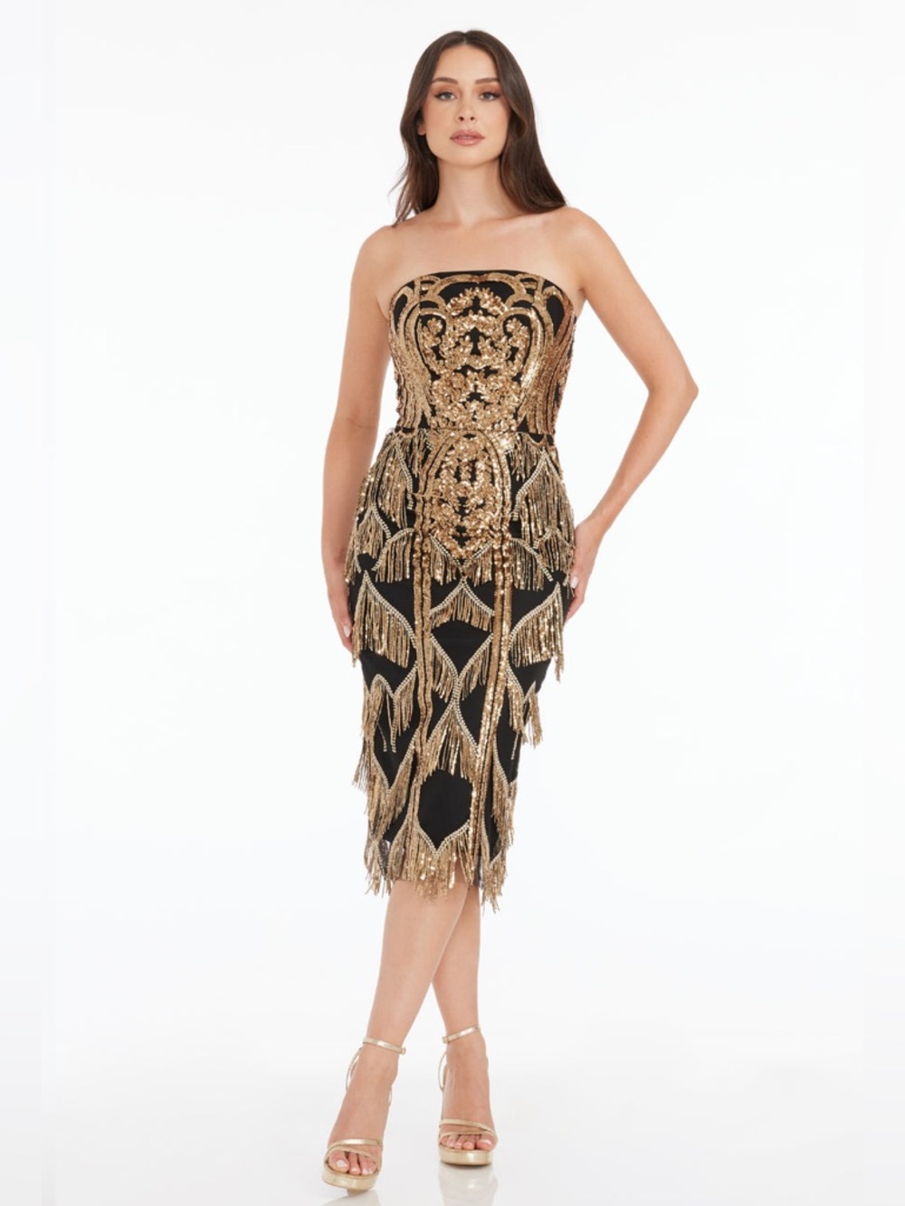 Dress the Population Viviana Bodycon Midi Dress NWT!!!! Originally 328.00!